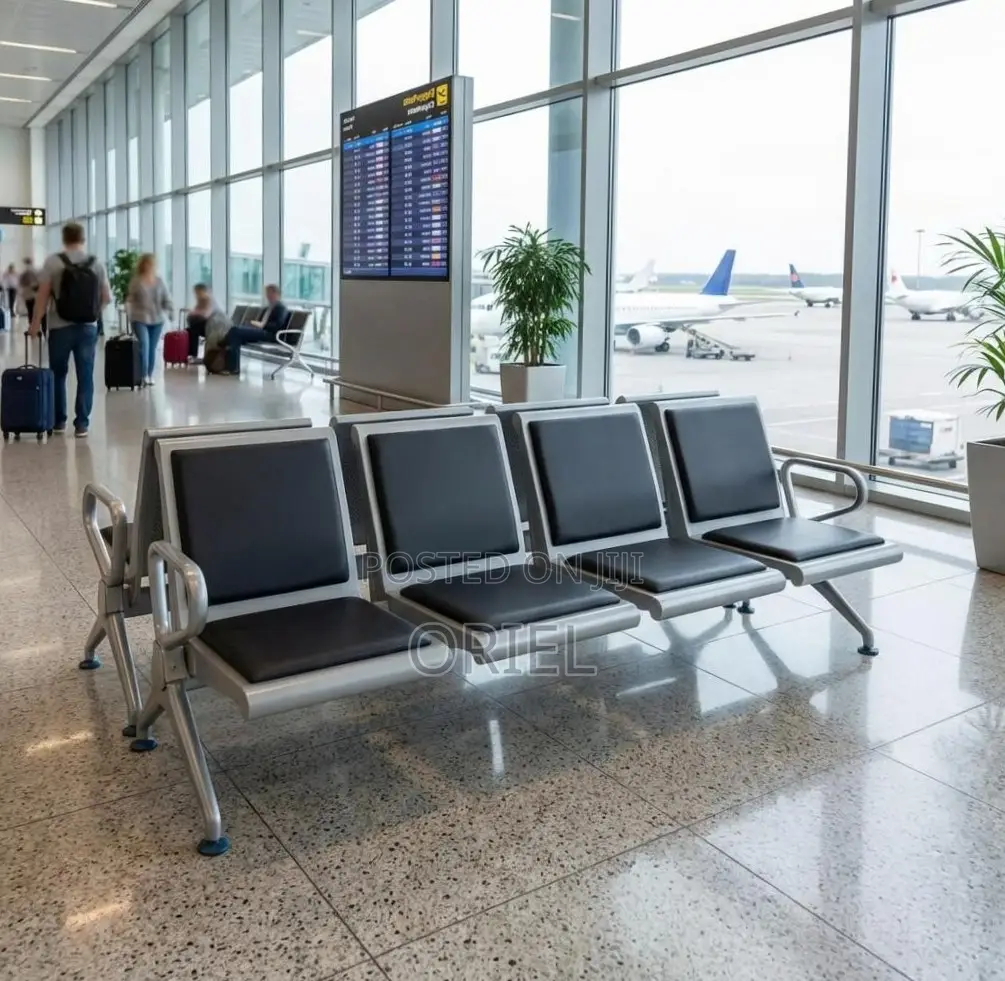 Office Bench : Linked 4-Seater Airport Waiting Bench