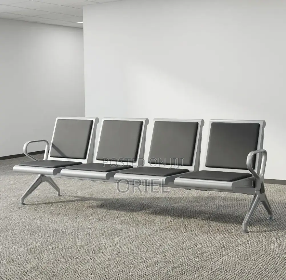 Office Bench : Linked 4-Seater Airport Waiting Bench