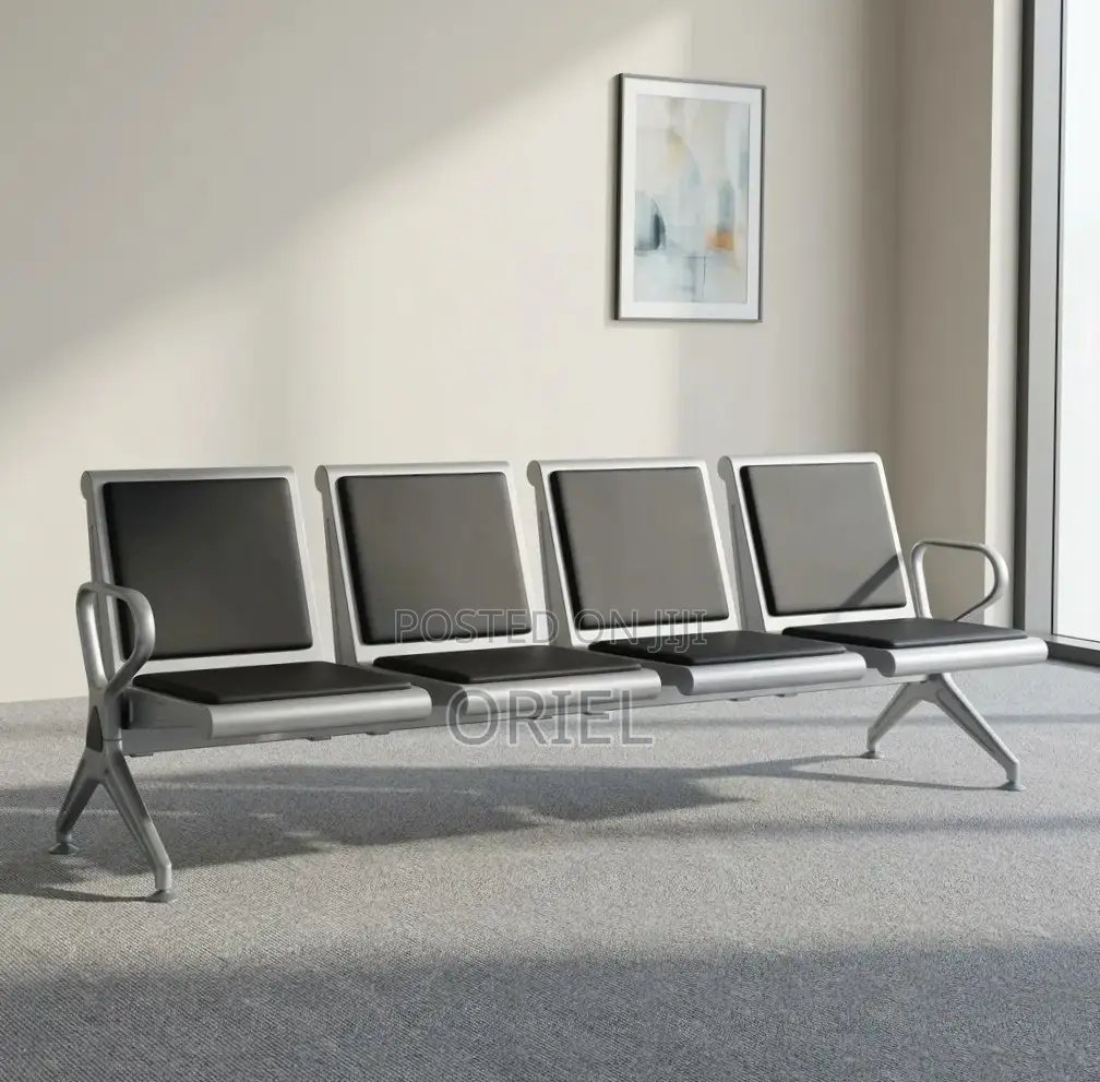 Office Bench : Linked 4-Seater Airport Waiting Bench