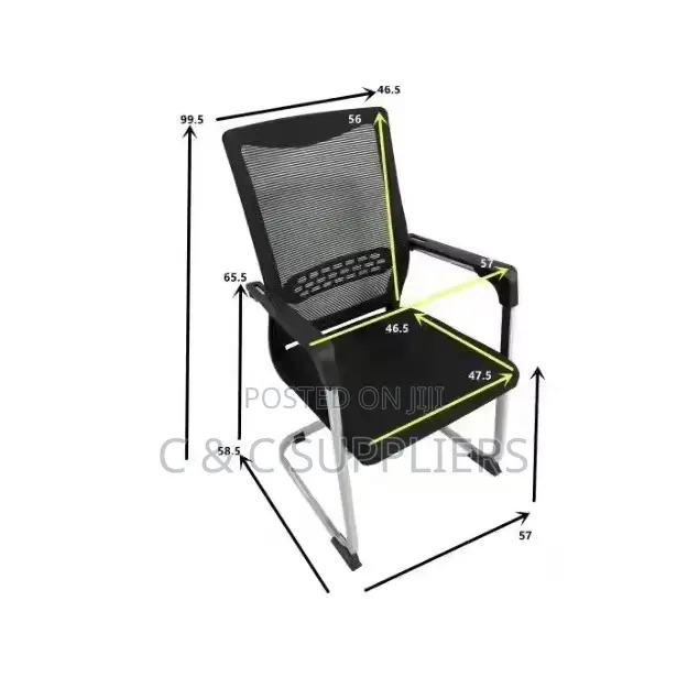 Office Mesh Non Adjustable Guest Chair.