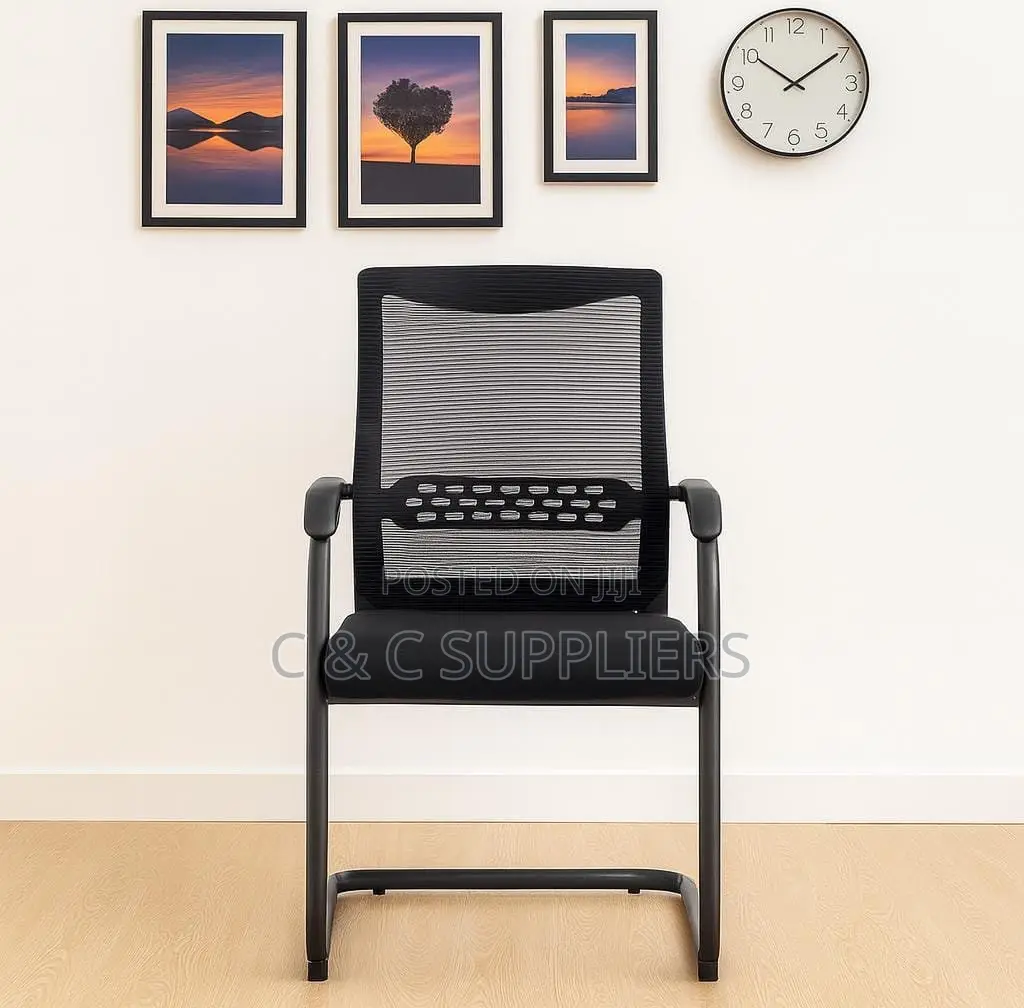 Office Mesh Non Adjustable Guest Chair.