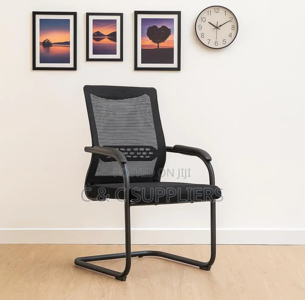 Office Mesh Non Adjustable Guest Chair.