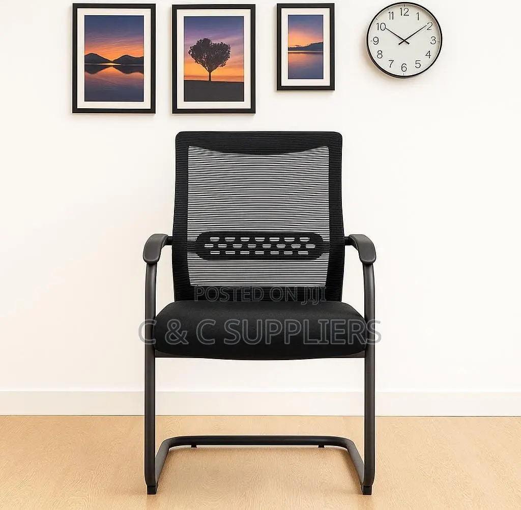 Office Mesh Non Adjustable Guest Chair.