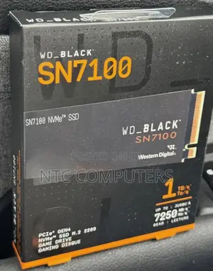 WD Black SN7100 Internal SSD NVMe 1TB M.2 2280 PCIe Gen4