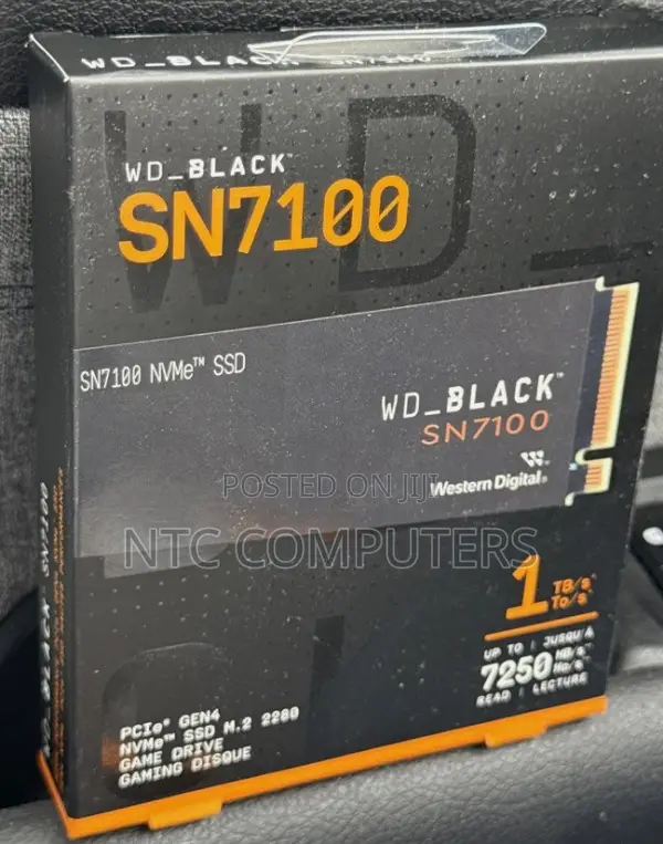 WD Black SN7100 Internal SSD NVMe 1TB M.2 2280 PCIe Gen4
