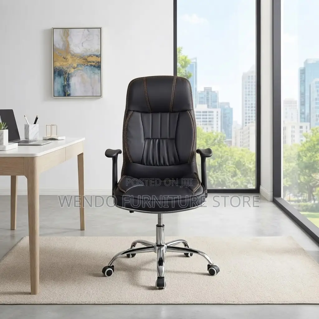 Office Chairs; High Back Recliner Office Leather Chairs
