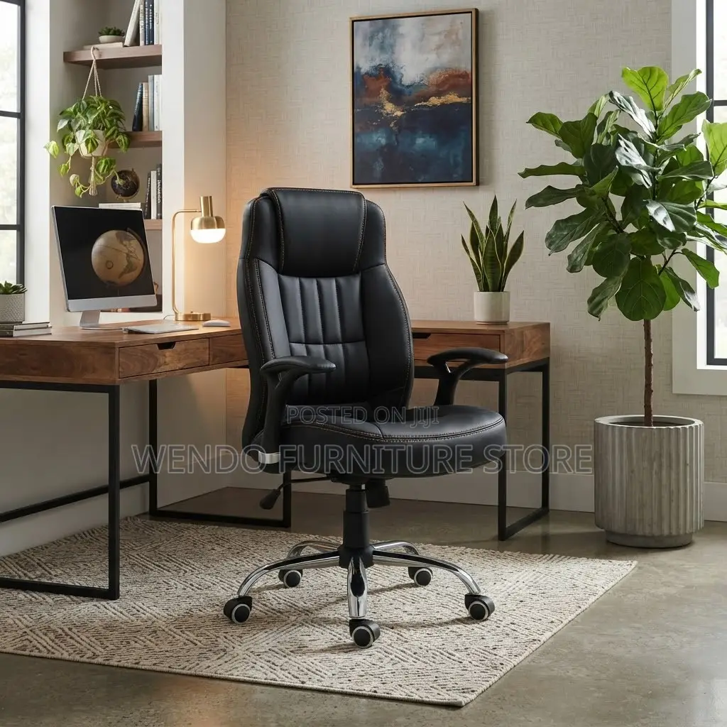Office Chairs; High Back Recliner Office Leather Chairs