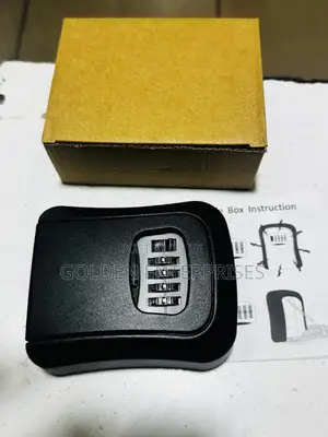 Portable Key Safe Box With 4-Digit Combination Lock