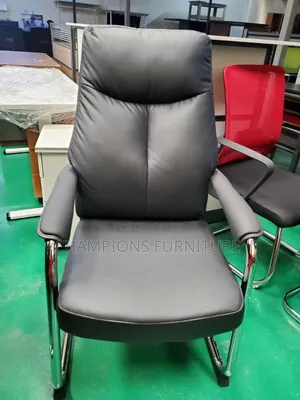 Black Plush High Back Executive Boardroom Chair
