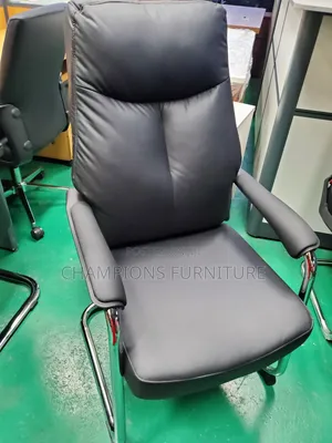 Black Plush High Back Executive Boardroom Chair