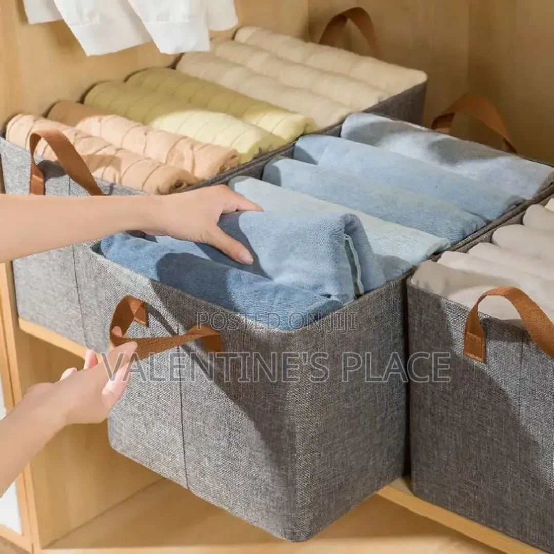 Foldable Clothes Storage Bag / Laundry Bin *Size;47x29x20cm