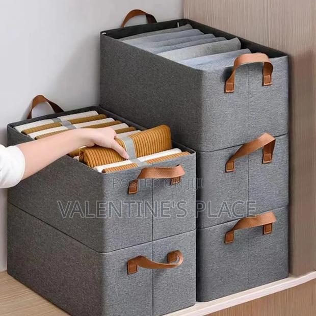 Foldable Clothes Storage Bag / Laundry Bin *Size;47x29x20cm - thumbnail 3