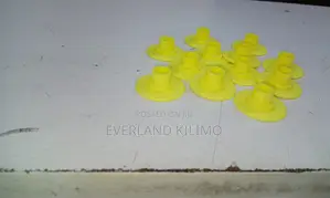 Sheep Durable Round Ear Tag Yellow - Each