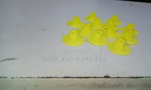 Sheep Durable Round Ear Tag Yellow - Each
