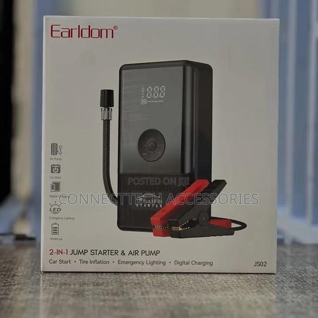 Earldom 2 in 1 Jump Stater Air Pump