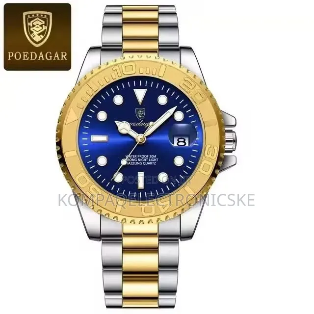 Poedagar Gents Executive Designer Fashion Watches Luminous Effect