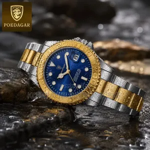 Poedagar Gents Executive Designer Fashion Watches Luminous Effect