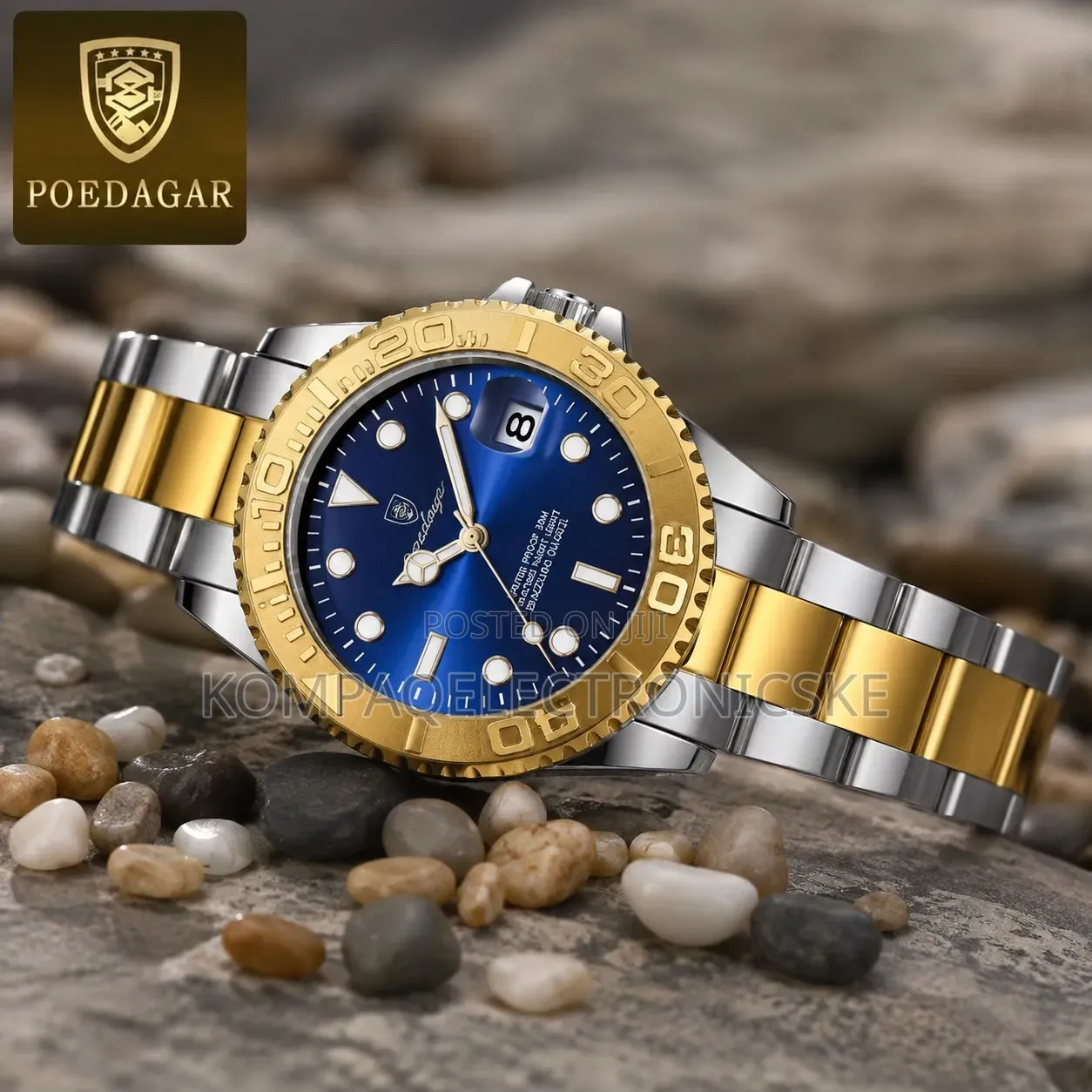 Poedagar Gents Executive Designer Fashion Watches Luminous Effect