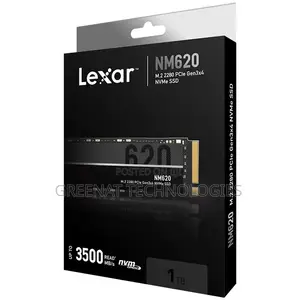 Lexar NM620 1TB M.2 NVMe SSD | PCIe Gen3x4 | Up to 3500mb/S