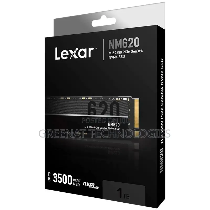 Lexar NM620 1TB M.2 NVMe SSD | PCIe Gen3x4 | Up to 3500mb/S