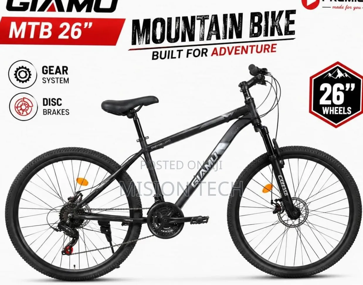 GIAMO 26-Inch Mountain Bike * 
