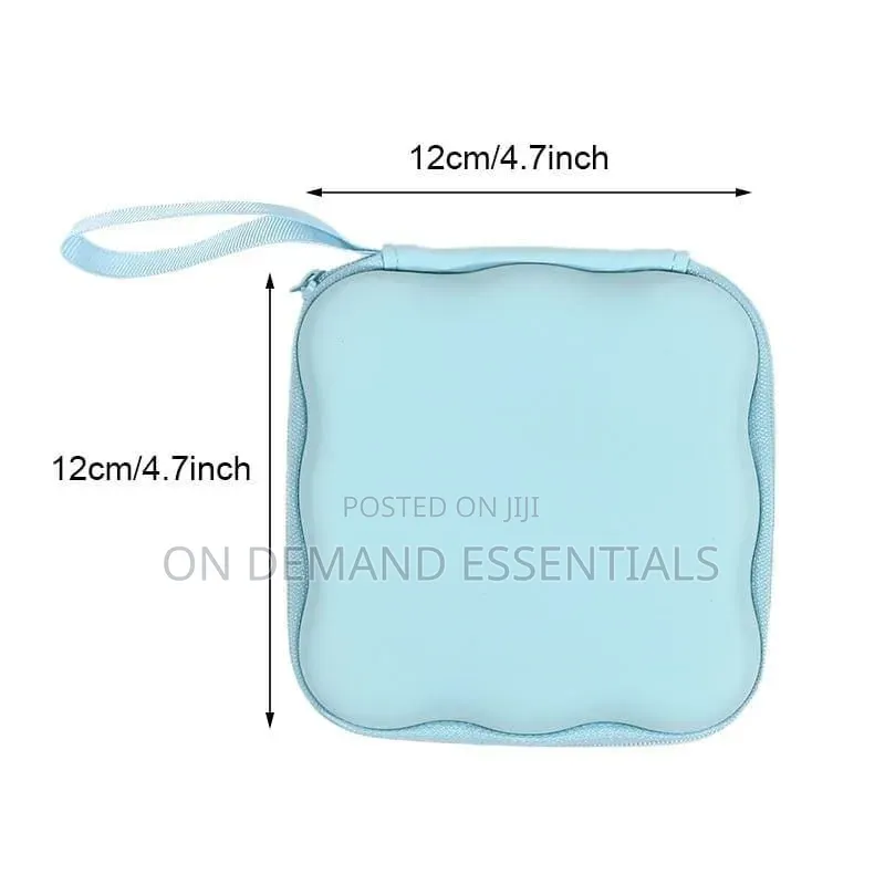 *Cute Bow Heart Design Sanitary Pad / Cable Organizer