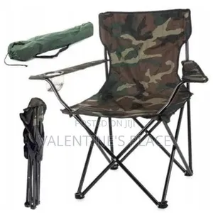 Foldable Metallic Frame Waterproof Canvas Camping Chair