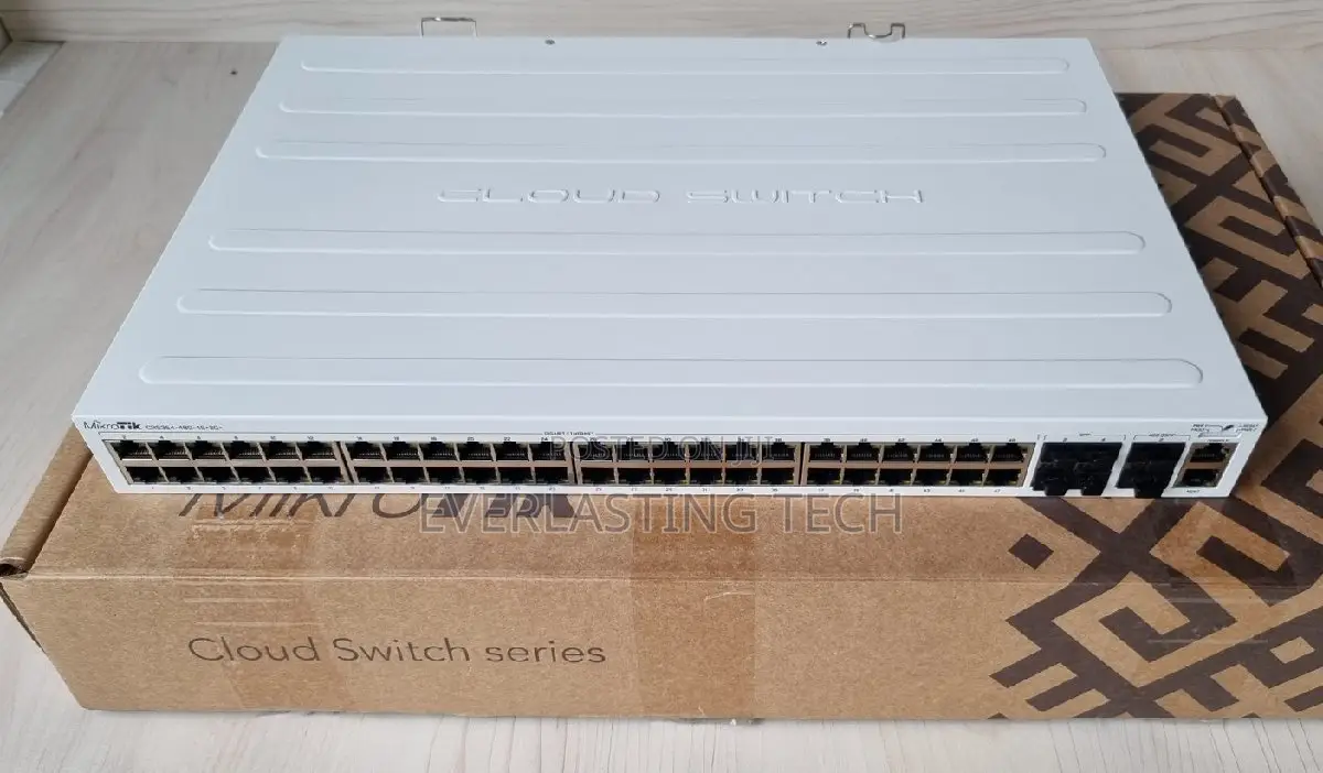 Mikrotik CRS354-48G-4S+2Q+RM Network Switch L2 Gigabit Ethernet