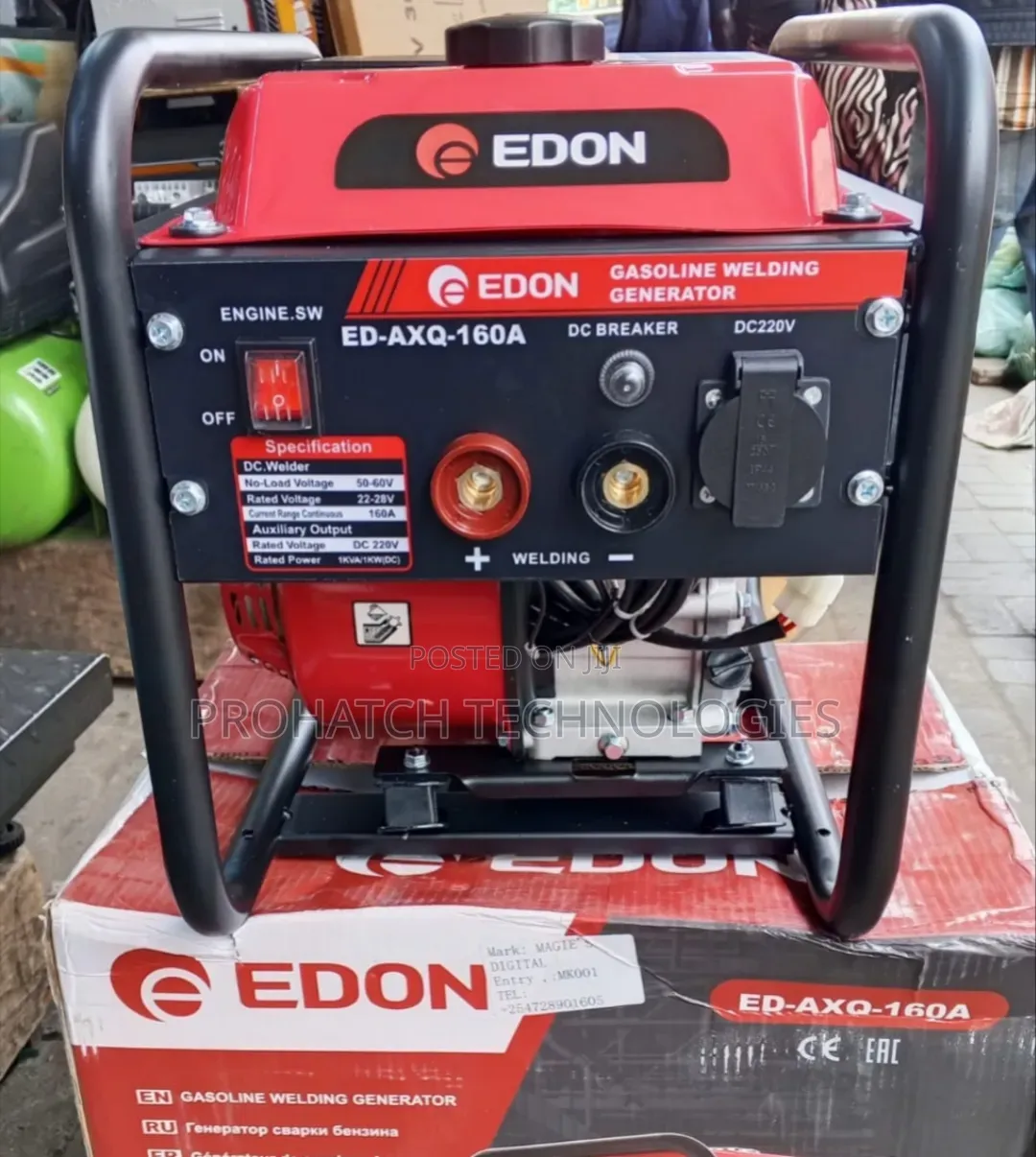 160Amps Edon Welding Generator