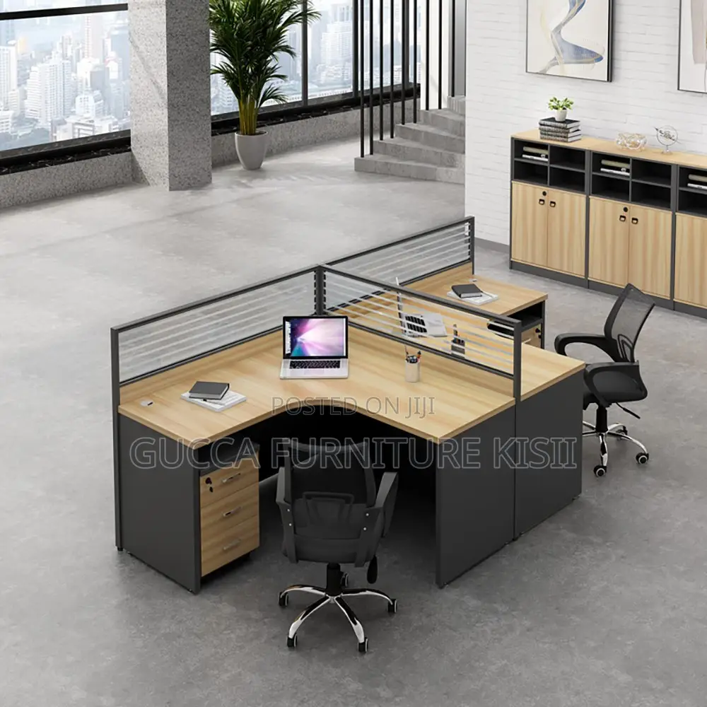 Workstation; 2-Way Curved Office/Cyber Workstation