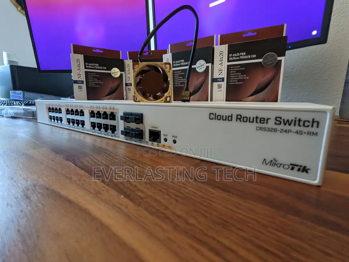Mikrotik (Crs328-24p-4s+Rm) 24 Port Gigabit Ethernet Switch