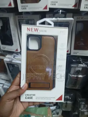 Case Premium Faux Leather Protective Phone Case for the iPhone 15