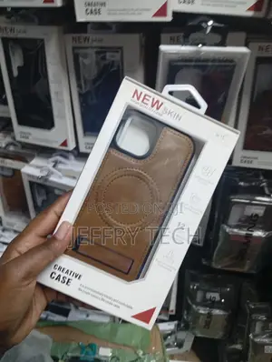 Case Premium Faux Leather Protective Phone Case for the iPhone 15