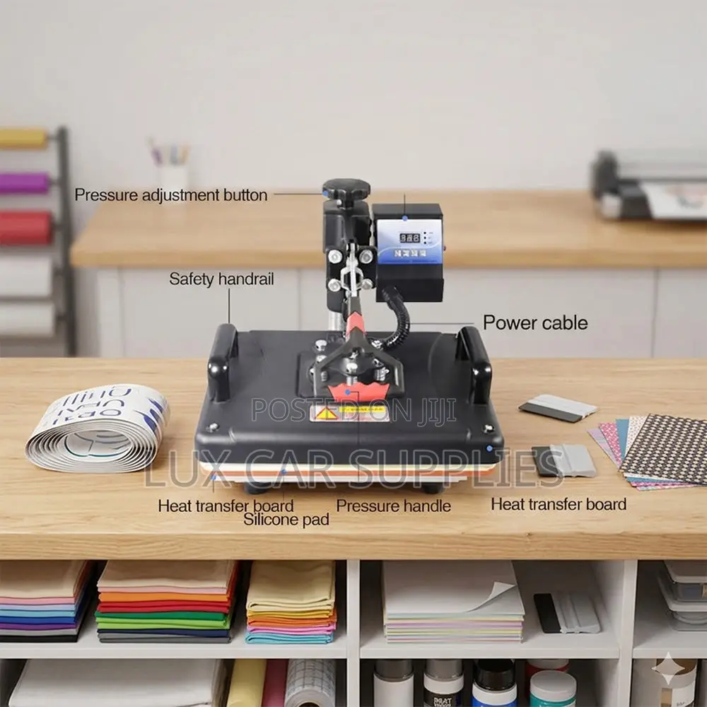 Heat Press Combo Multifunction 8 in 1 Sublimation Printing Machine