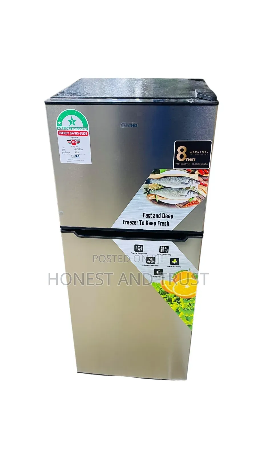 Decho Double Door Refrigerator
