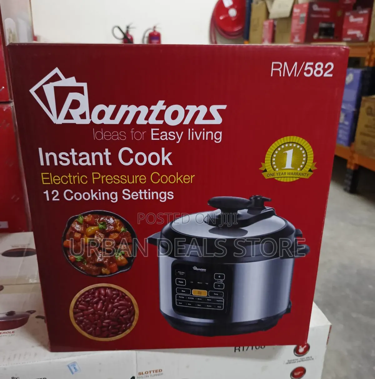 6 Litres Ramtons Electric Pressure Cooker