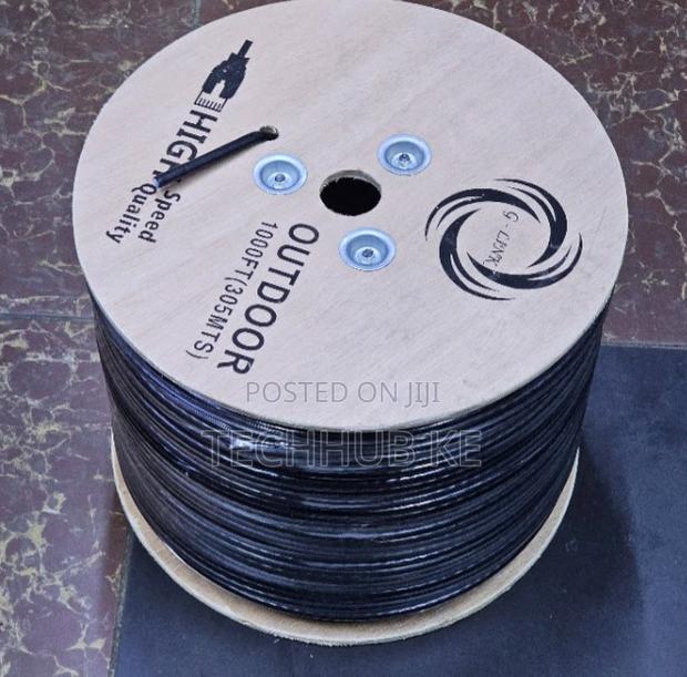 Cat 6 Outdoor Cable Weatherproof Uv Shielded 305m