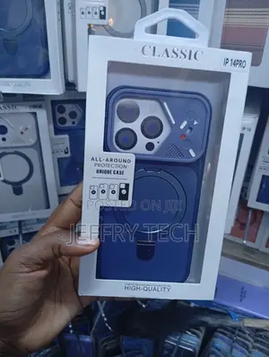 Armor Phone Case in a White Box Labeled for the iPhone 14 Pro