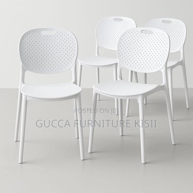Home Chairs; Plastic Stackable Café Chairs - thumbnail 3
