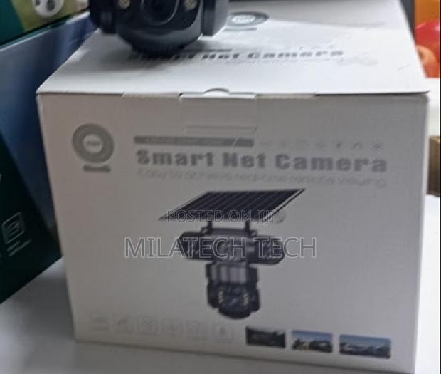 Triple Lens 4G Solar CCTV Camera – 360° Security Camera With SIM Card - main view