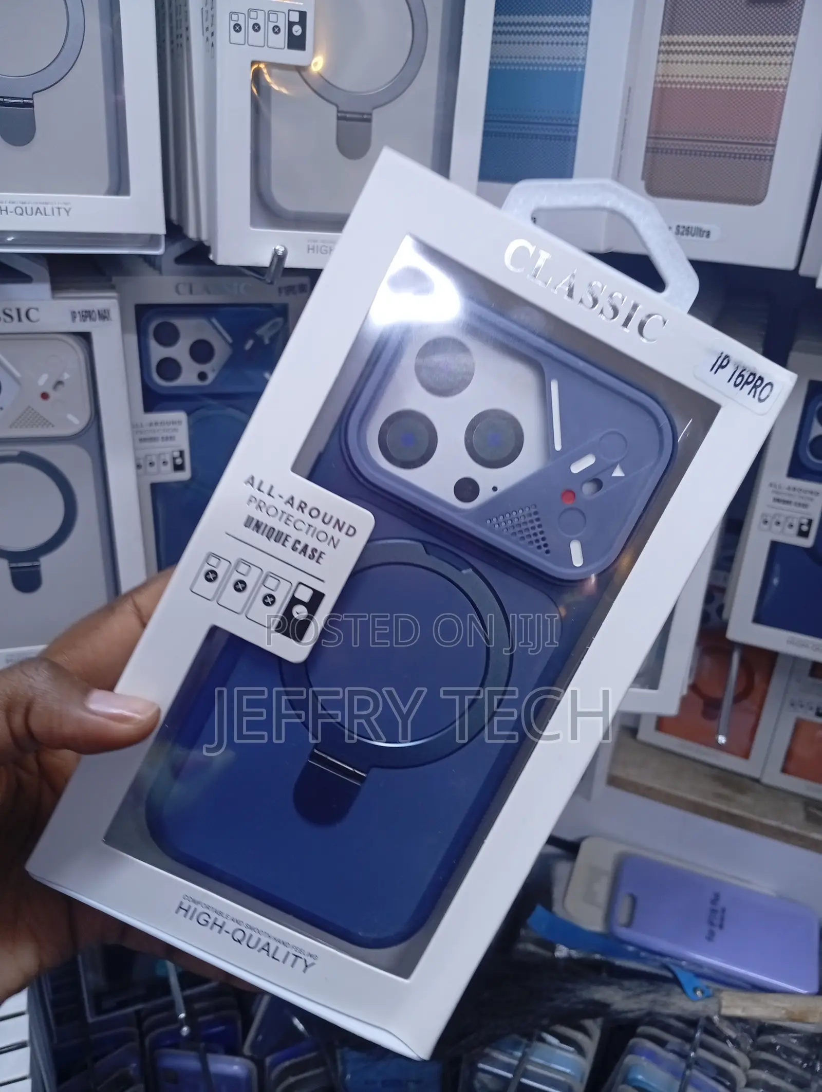 Armor Magnetic Protective Case Designed for the iPhone 16 Pro.