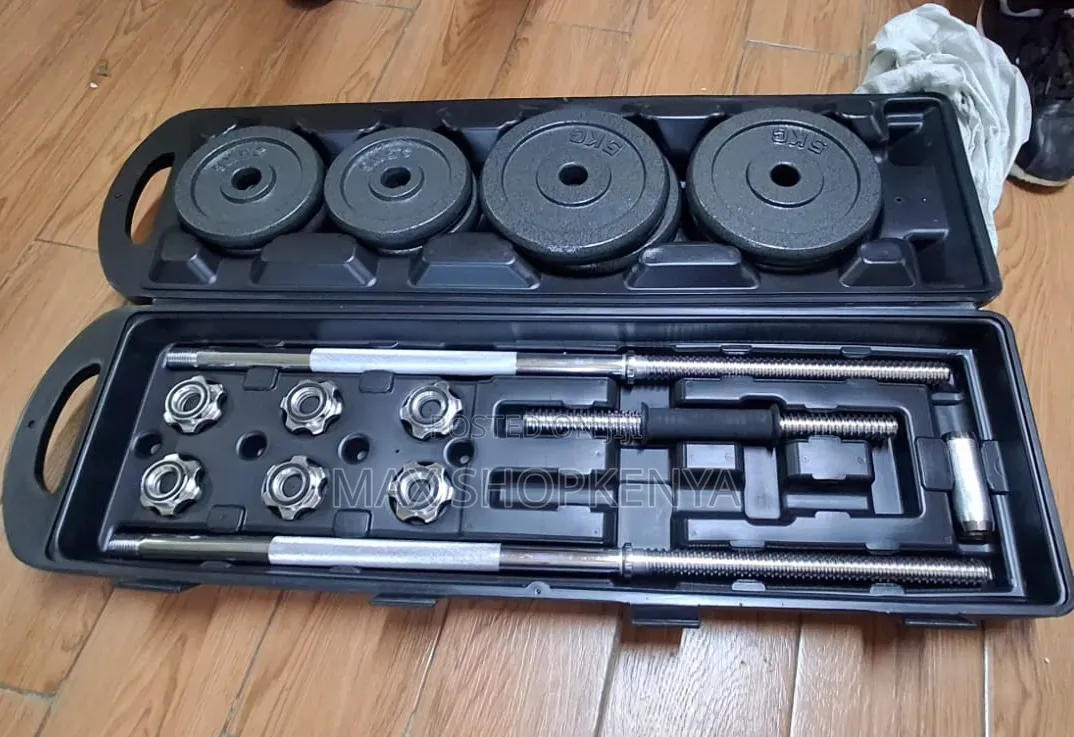 50KG Chrome Dumbbell Weight Training Set