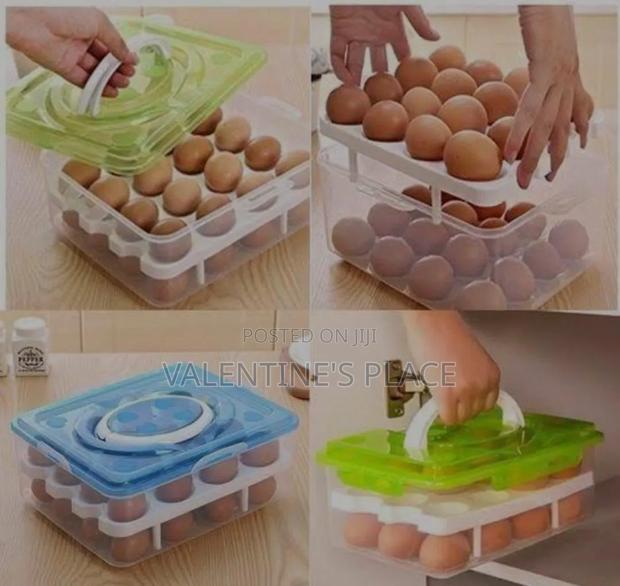 2 Layers 32pc Egg Tray Orgnizer - thumbnail 3