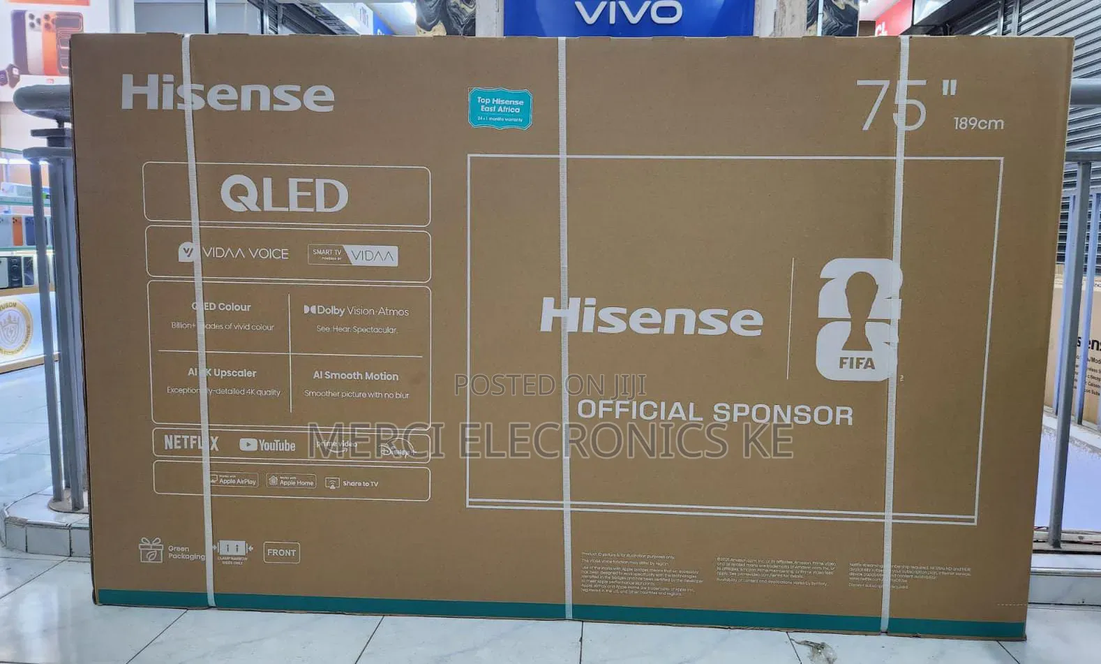 Hisense 75Q6Q 75 Inch QLED Smart TV (75Q6QKEN)