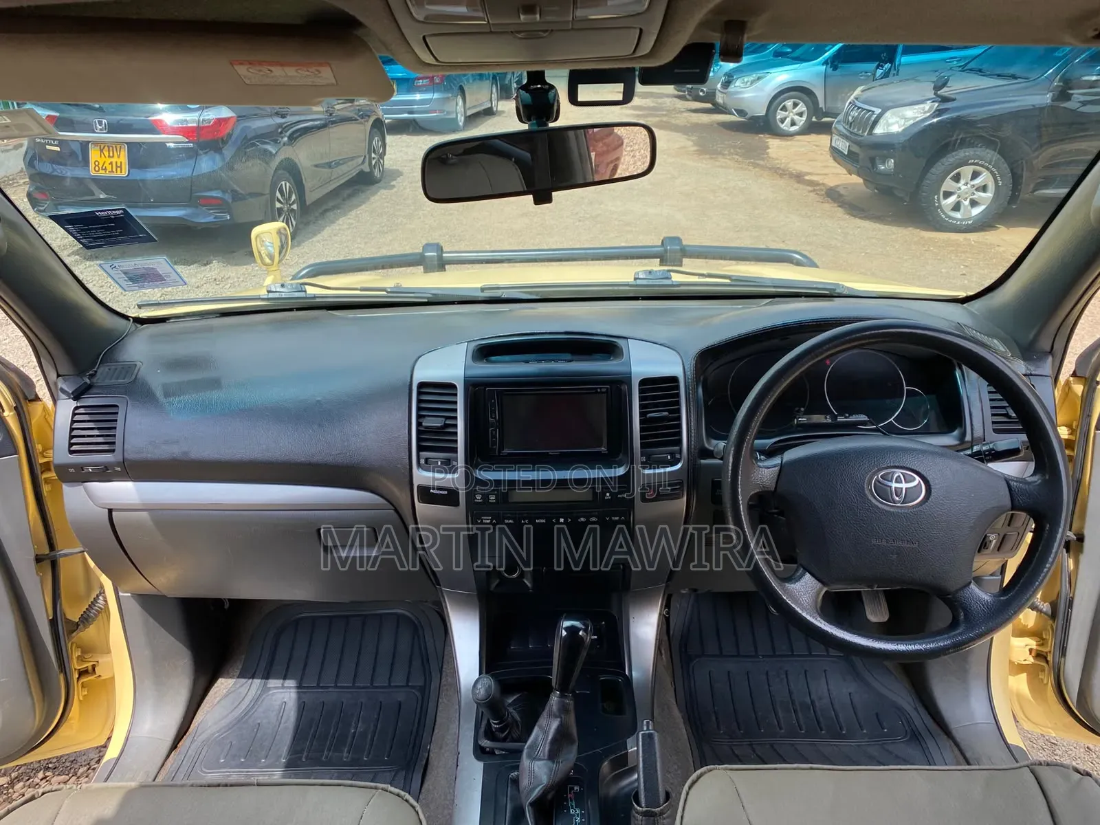 Toyota Land Cruiser Prado 2007 Yellow