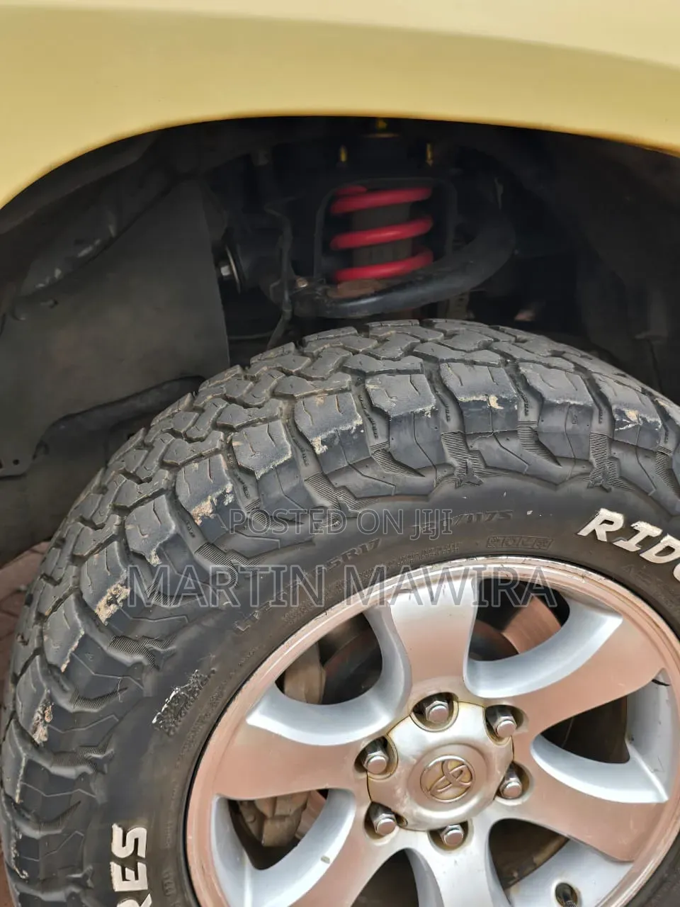 Toyota Land Cruiser Prado 2007 Yellow