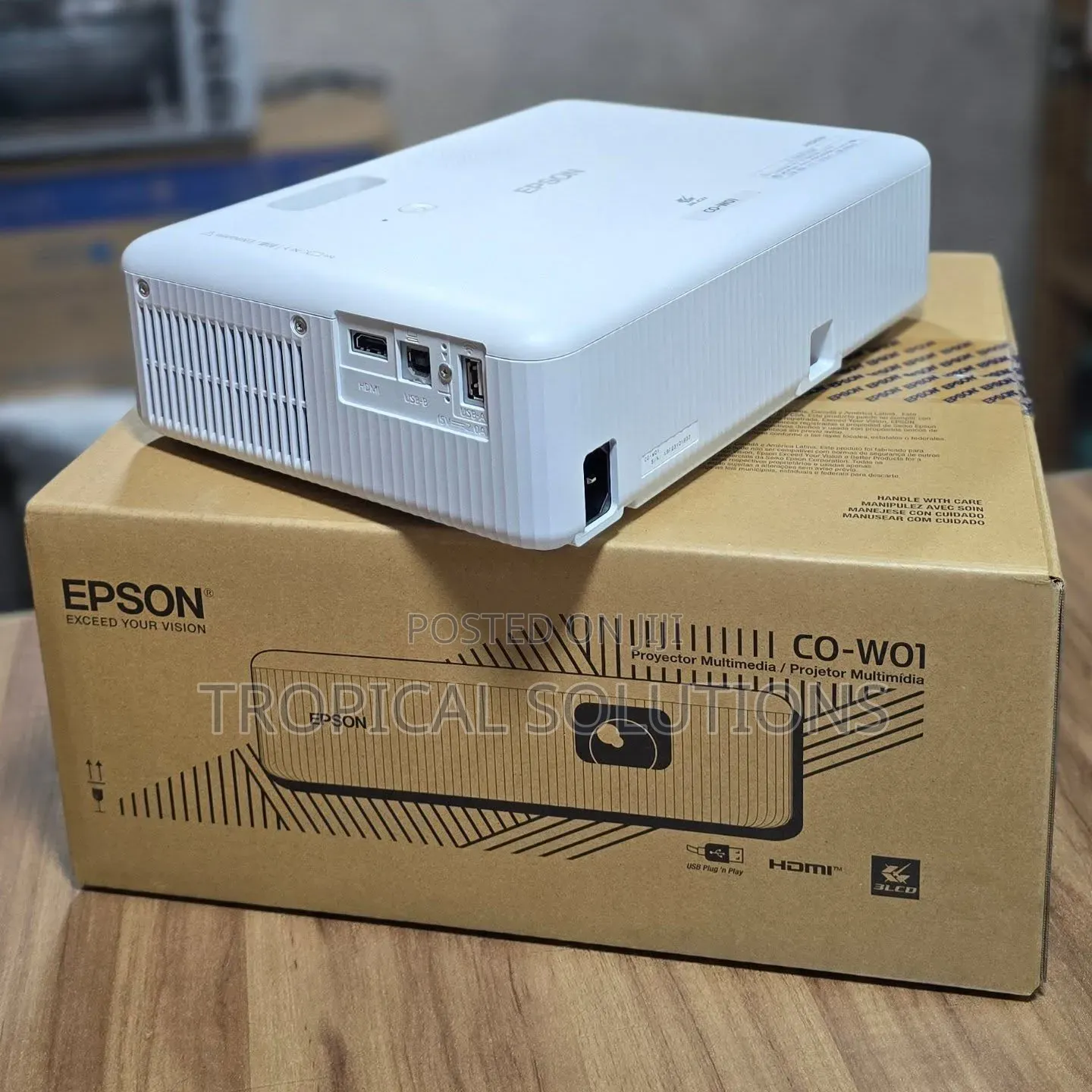 Epson Multimedia Projector CO-W01 Projector Available