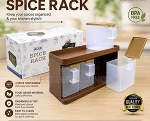 Adix Spice Rack Comes With 4 Spice Containers