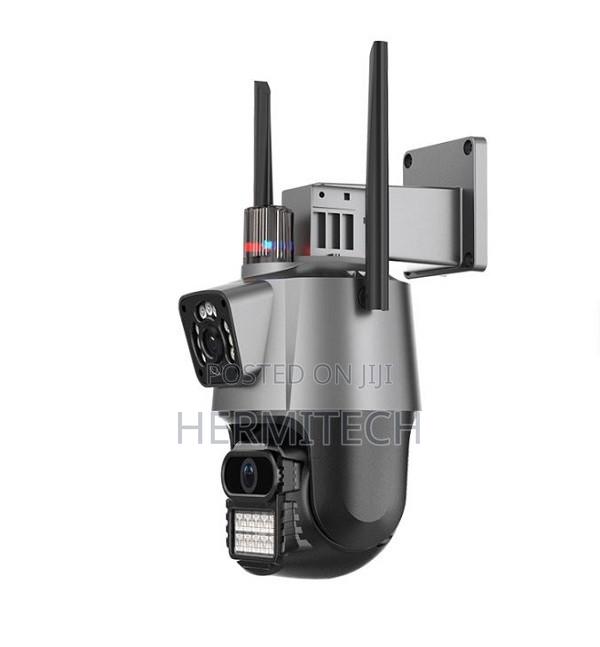 Dual Lens 4G SIM CCTV With 3MP+3MP View and Smart Tracking
