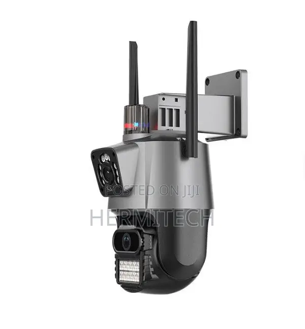 Dual Lens 4G SIM CCTV With 3MP+3MP View and Smart Tracking